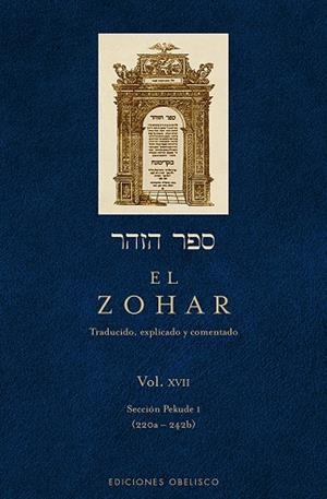 El Zohar (Vol. 17) | 9788497779869 | BAR IOJAI, RABI SHIMON