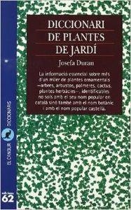 DICCIONARI DE PLANTES DE JARDI | 9788429742862 | Durán Torrens, Josefa