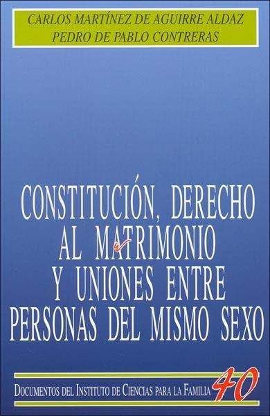 Constitución, derecho al matrimonio y uniones entre personas del mismo sexo | 9788432136382 | de Pablo Contreras, Pedro