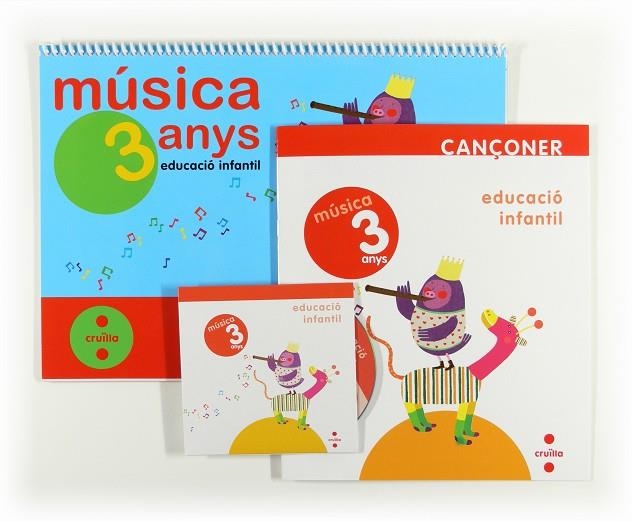 Música. 3 anys. Educació infantil | 9788466129282 | Equip Editorial Cruïlla,