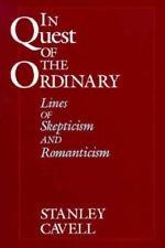 IN QUEST OF THE ORDINARY | 9780226098180 | STANLEY CAVELL