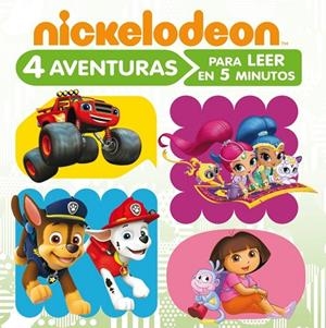 4 aventuras Nickelodeon para leer en 5 minutos | 9788448849085 | , Nickelodeon