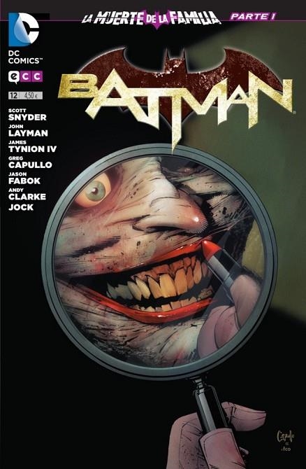 Batman núm. 12: La muerte de la familia - Parte 1 | 9788415844006 | Tynion IV, James;Layman, John;Snyder, Scott