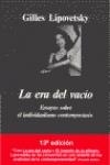 La era del vacío | 9788433900838 | Lipovetsky, Gilles