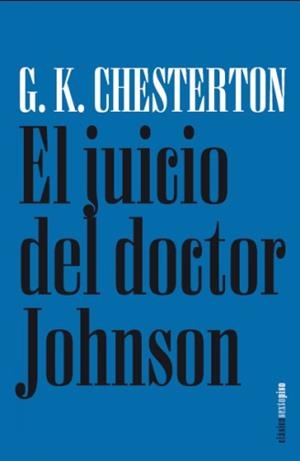 El juicio del doctor johnson | 9788496867468 | Chesterton, Gilbert Keith
