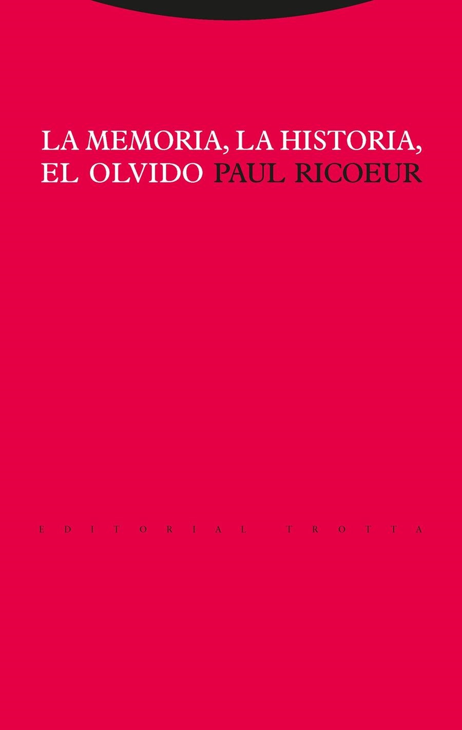 La memoria, la historia, el olvido | 9788481646047 | Ricoeur, Paul