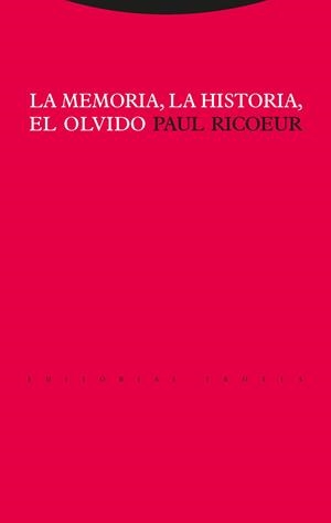 La memoria, la historia, el olvido | 9788481646047 | Ricoeur, Paul
