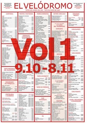 Les cartes del bar Velódromo | 9788416033034