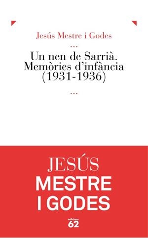 Un nen de Sarrià | 9788429769586 | Mestre Godes, Jesus