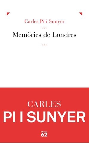 Memòries de Londres | 9788429769531 | Pi i Sunyer, Carles
