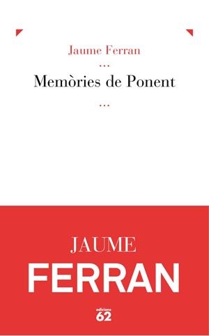 Memòries de Ponent | 9788429769548 | Camps Jaume, Ferran