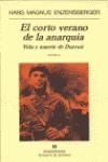 El corto verano de la anarquía | 9788433908636 | Enzensberger, Hans Magnus