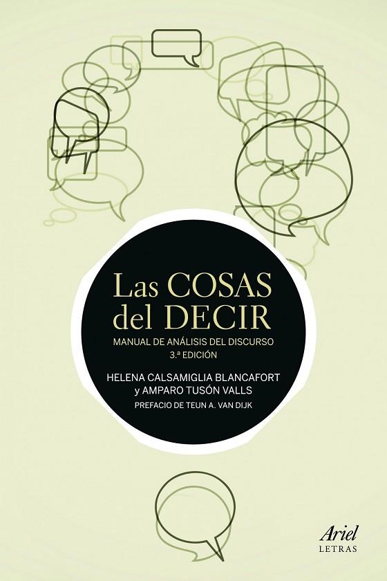 Las cosas del decir | 9788434405691 | Calsamiglia Blancafort, Helena;Tusón, Amparo