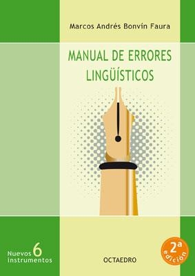 Manual de errores lingüísticos | 9788480632256 | Bonvín Faura, Marco Andrés