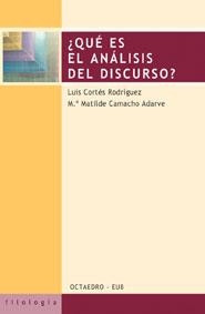 ¿Qué es el análisis del discurso? | 9788480635837 | Cortés Rodríguez, Luis;Camacho Adarve, Mª Matilde