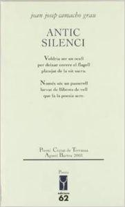 Antic silenci | 9788429754001 | Camacho Grau, Joan Josep
