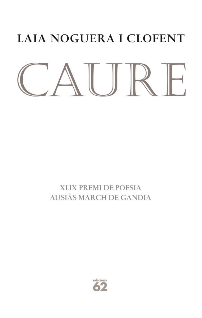 Caure | 9788429768770 | Noguera Clofent, Laia