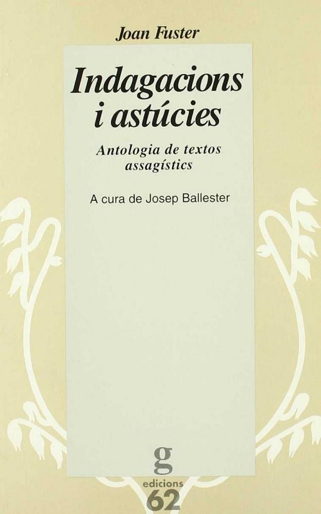 Indagacions i astúcies. | 9788429739534 | Fuster Ortells, Joan
