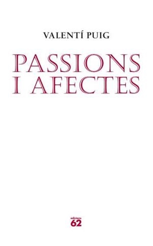 Passions i afectes | 9788429760569 | Puig Mas, Valentí