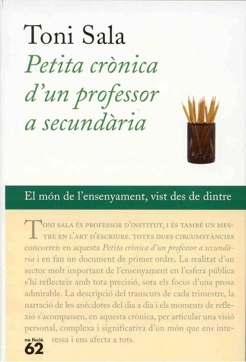 Petita crònica d'un professor a secundària | 9788429749687 | Sala Isern, Antoni