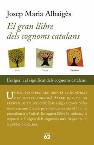 El gran llibre dels cognoms catalans | 9788429756661 | Albaigès, Josep M.