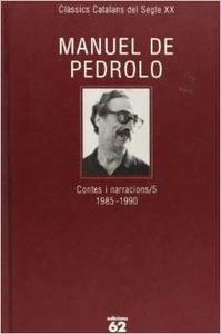 Contes i narracions V (1985-1990). | 9788429743142 | Pedrolo Molina, Manuel De