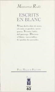 Escrits en blanc | 9788429739275 | Rodés Carbonell, Montserrat