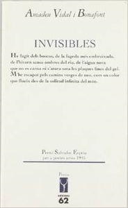 Invisibles | 9788429741070 | Vidal, Amadeu