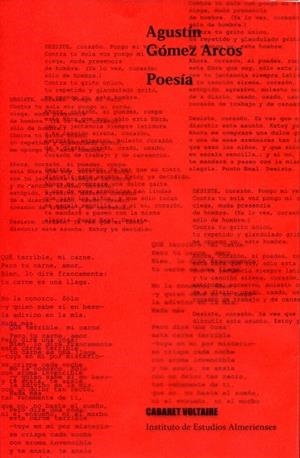 Poesía | 9788493764395 | Gómez Arcos, Agustín