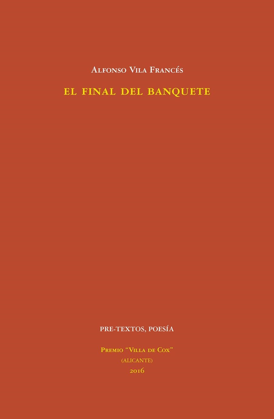 El final del banquete | 9788416906246 | Vila Francés, Alfonso