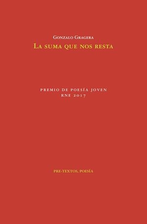 La suma que nos resta | 9788416906420 | Gragera, Gonzalo