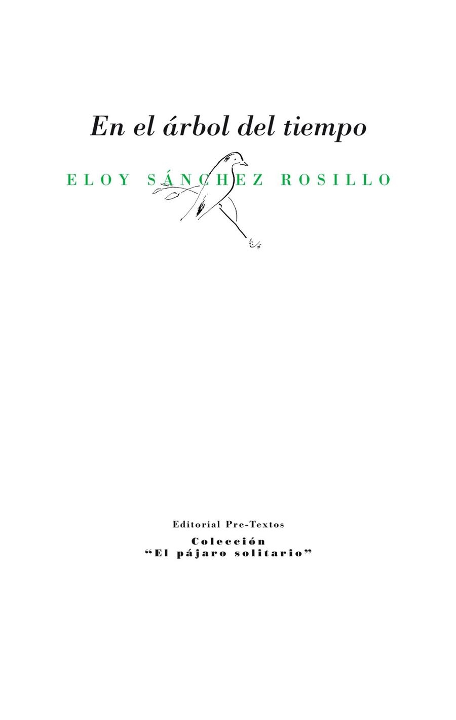 En el árbol del tiempo | 9788415297802 | Sánchez Rosillo, Eloy