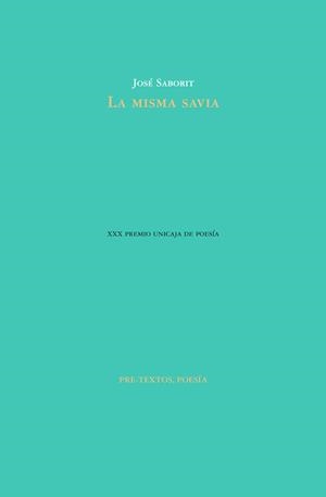 La misma savia | 9788416453511 | Saborit, José