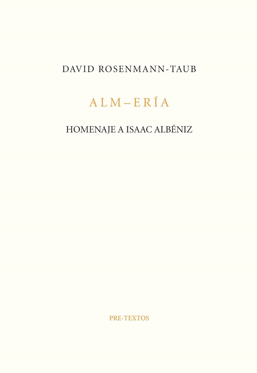 Alm-ería | 9788416906376 | Rosenmann-Taub, David