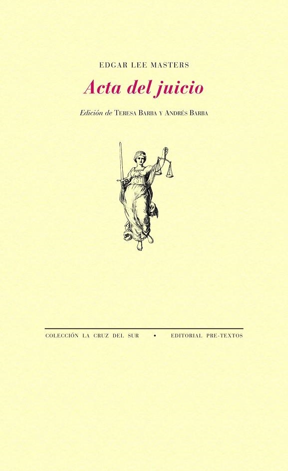 Acta del juicio | 9788492913756 | Masters, Edgar Lee