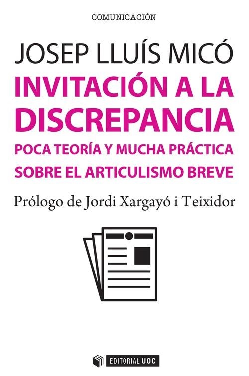 Invitación a la discrepancia | 9788491162650 | Micó Sanz, Josep Lluís