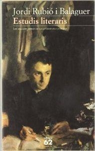 Estudis literaris | 9788429741629 | Rubio Balaguer, Jordi