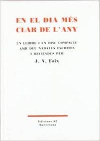 En el dia més clar de l'any | 9788429747911 | Foix i Mas, J. V.