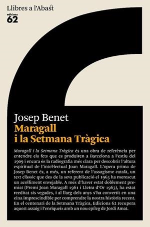 Maragall i la Setmana Tràgica | 9788429763089 | Benet Morell, Josep