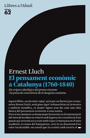 El pensament econòmic a Catalunya (1760-1840) | 9788429763645 | Lluch Martín, Ernest