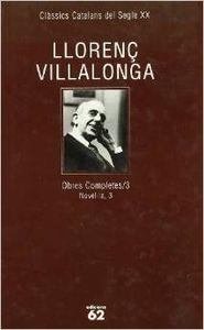 Obres completes III. | 9788429743678 | Villalonga, Llorenç