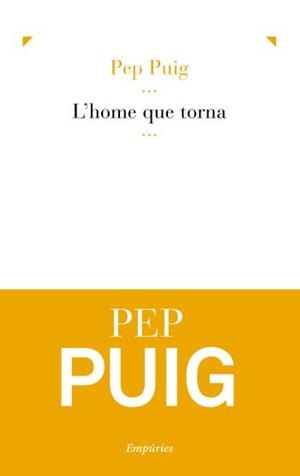L'home que torna | 9788497877022 | Puig Ponsa, Pep