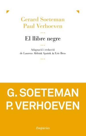 El llibre negre | 9788497877114 | Verhoeven, Paul