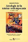 Antologia de la música contemporània del 1900 al 1959 | 9788473066471 | Homs Oller, Joaquim