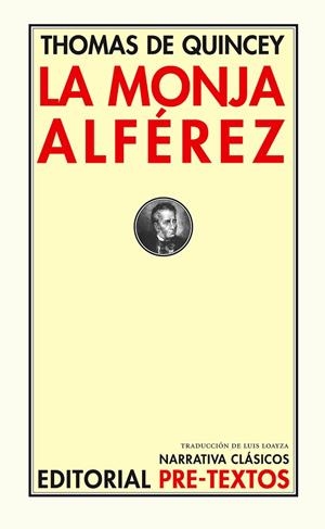 La monja alférez | 9788481917437 | De Quincey, Thomas