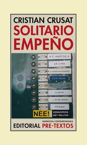 Solitario empeño | 9788416453108 | Crusat, Cristian