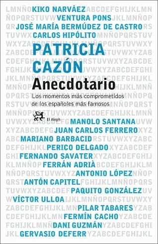 Anecdotario | 9788476697122 | Cazón Trapote, Patricia