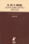 Lliçons sobre l'estètica | 9788429750195 | Hegel, G. W. F.