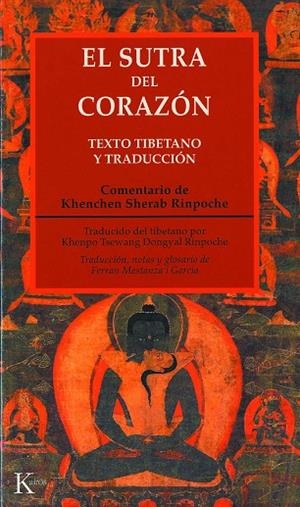 El sutra del corazón | 9788472455221 | Rinpoche, Khenchen Sherab
