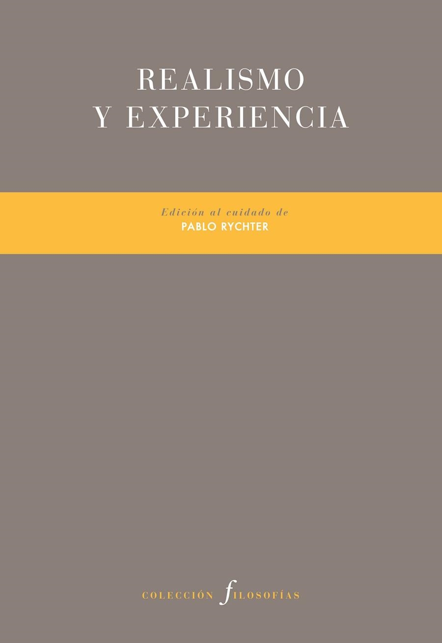 Realismo y experiencia | 9788416906024 | Varios autores